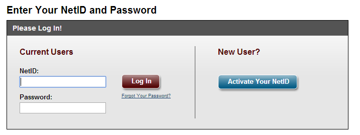 Fig 02 NetID Login